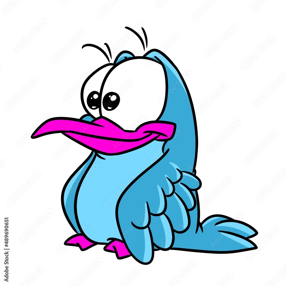 Little bird crow animal illustration cartoon character Little bird crow animal illustration cartoon character