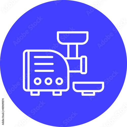 Meat Grinder Icon Style