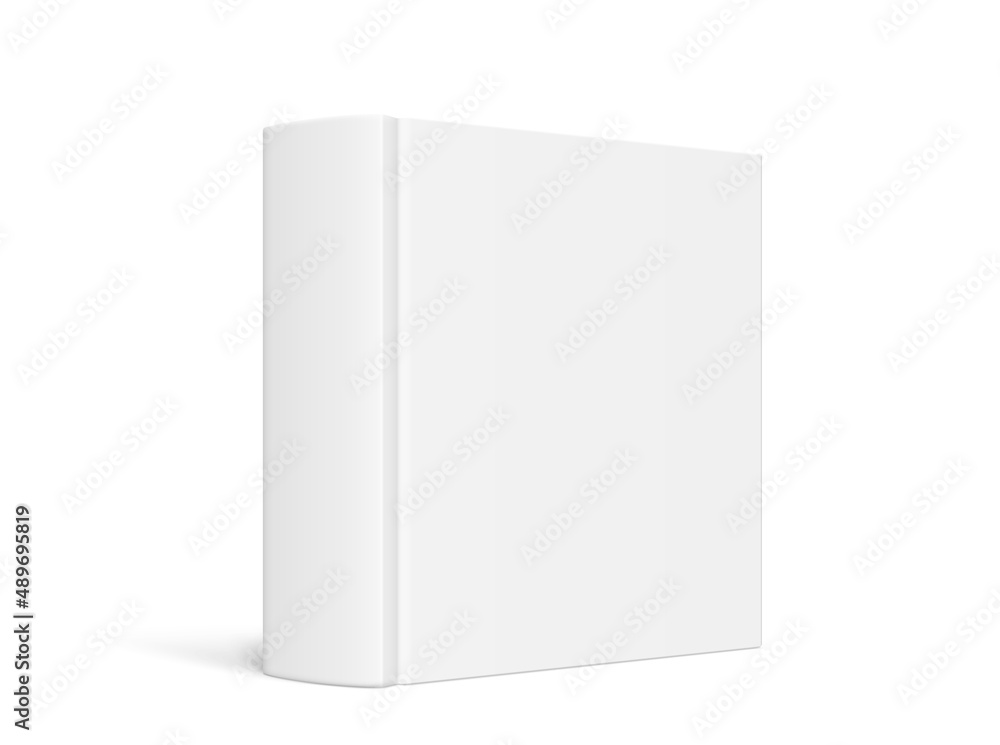 Vector mockup of standing book with blank cover Vector mockup of standing book with blank cover