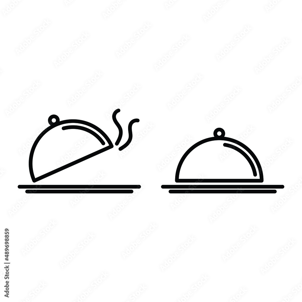 icon of food tray cuisine restaurant icon of food tray cuisine restaurant