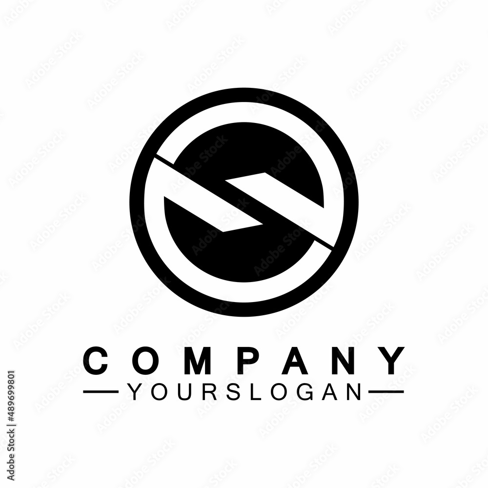 Letter S Circle Logo Vector Design Template Letter S Circle Logo Vector Design Template