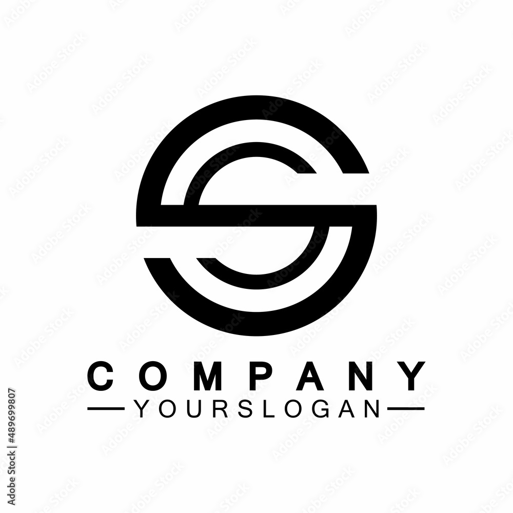 Letter S Circle Logo Vector Design Template Letter S Circle Logo Vector Design Template