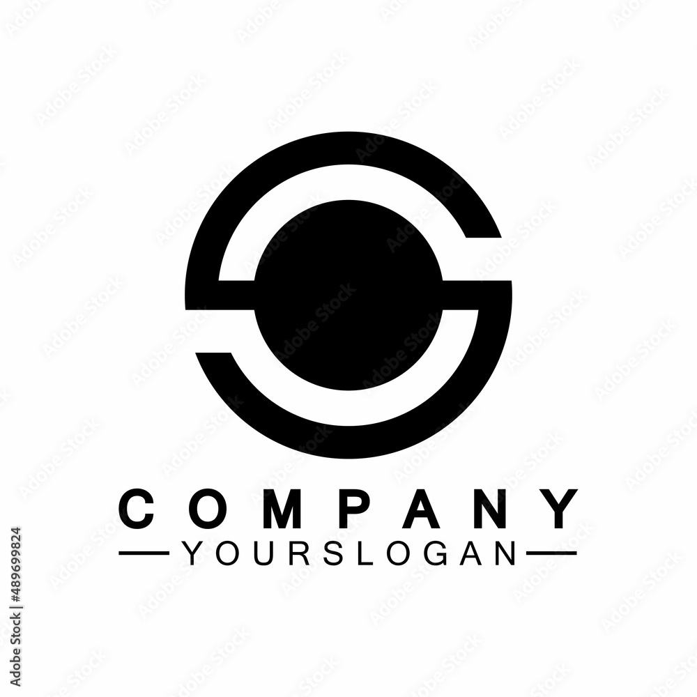 Letter S Circle Logo Vector Design Template Letter S Circle Logo Vector Design Template