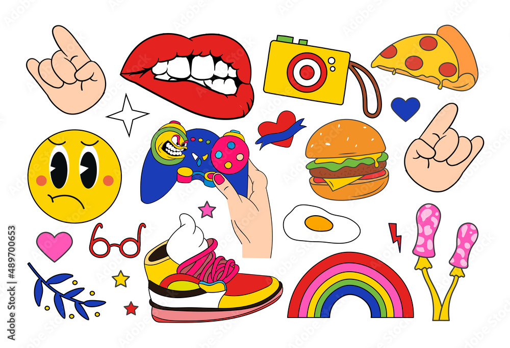 Set of stickers Set of stickers