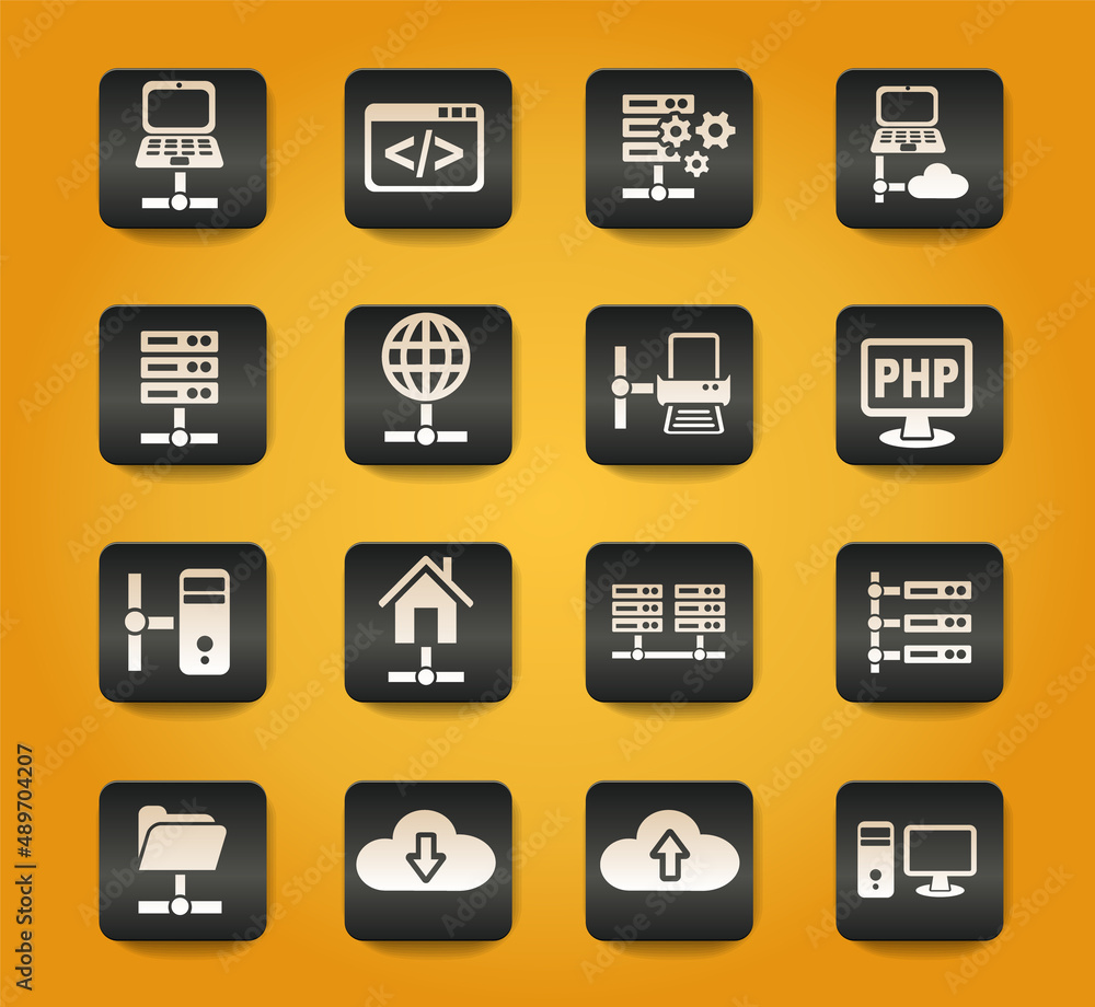 server icon set server icon set