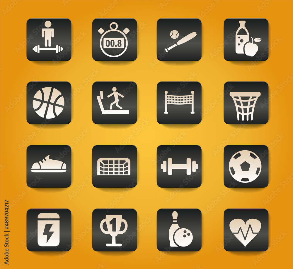 sport icon set sport icon set