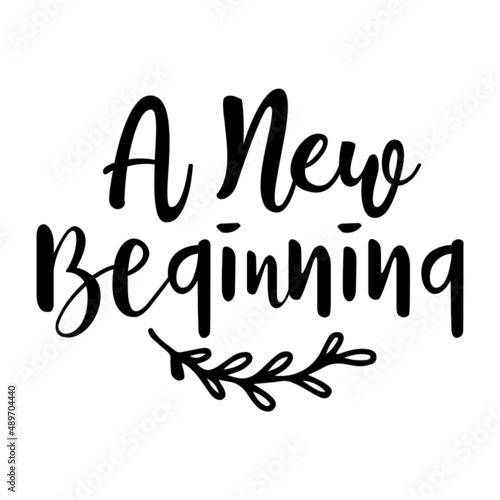 A new beginning svg