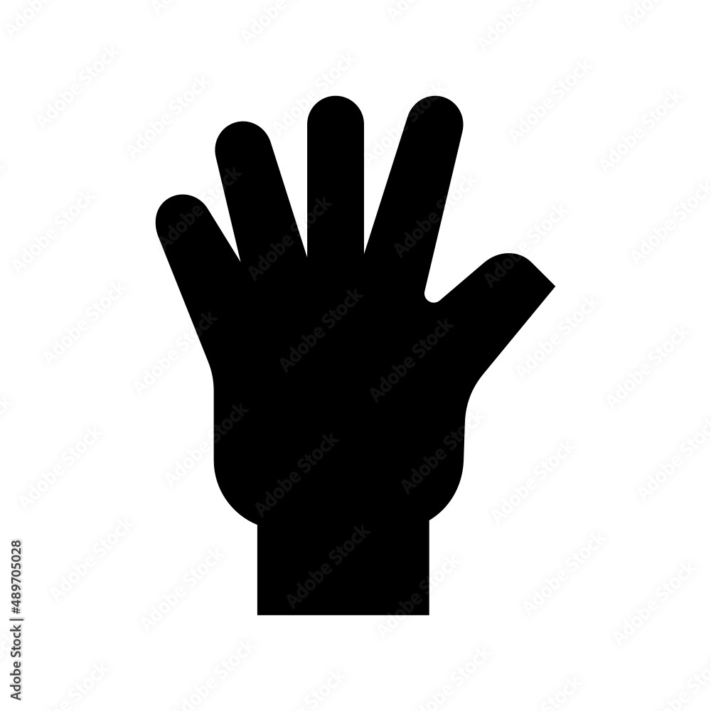 Hand Icon Vector Illustration Hand Icon Vector Illustration