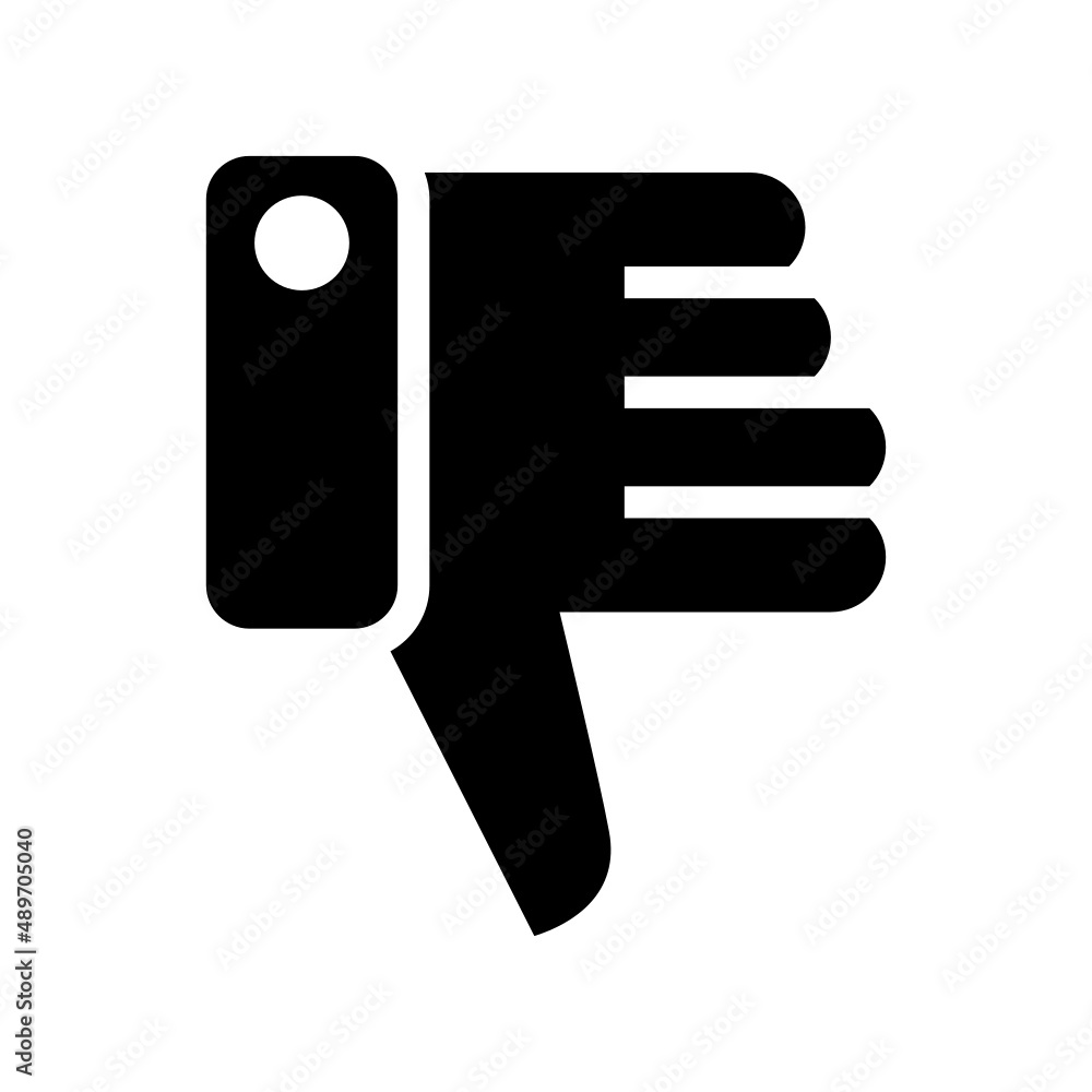 Dislike Icon Vector Illustration Dislike Icon Vector Illustration