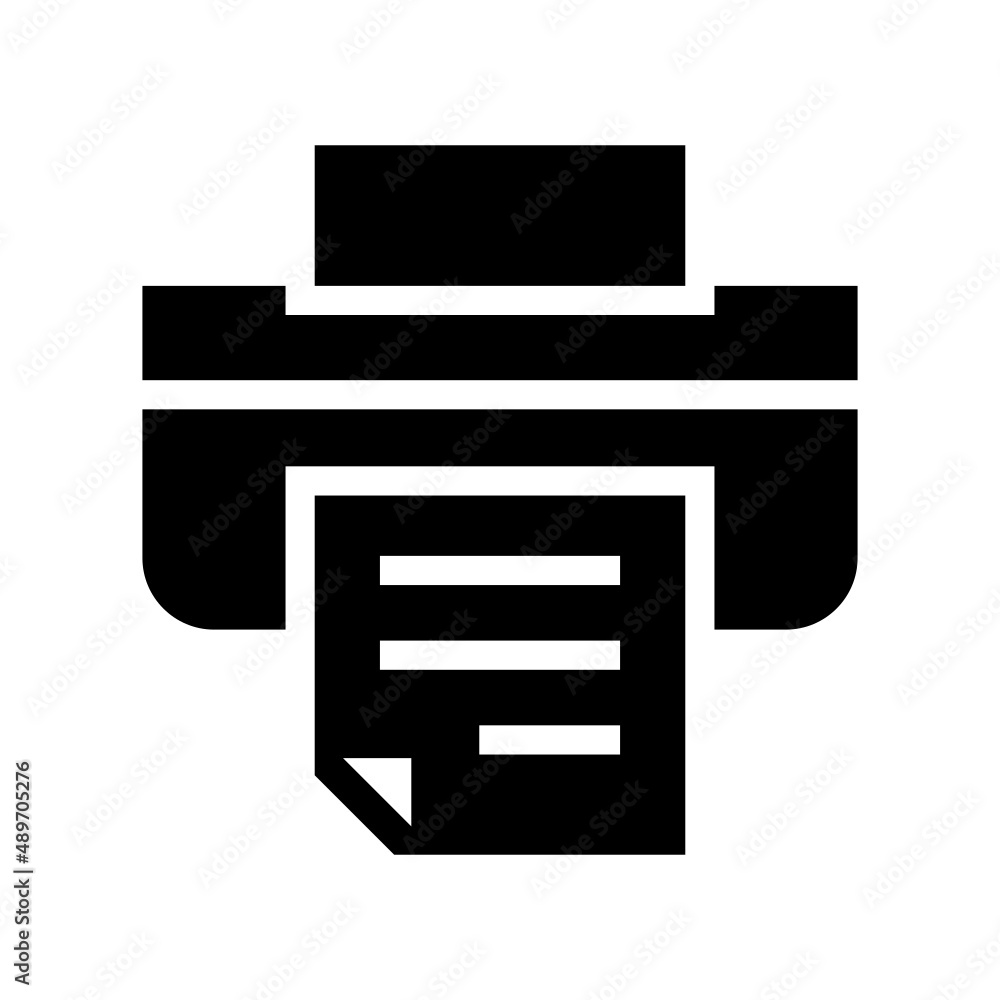 Printer Icon Vector Illustration Printer Icon Vector Illustration