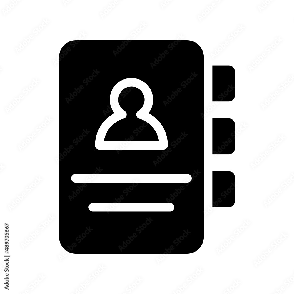 Contact Icon Vector Illustration Contact Icon Vector Illustration