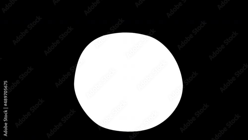 A white puddle turning into a circle and covering the screen transition effect from the Tidal collection- Transition Video Element. A white puddle turning into a circle and covering the screen transition effect from the Tidal collection- Transition Video Element.