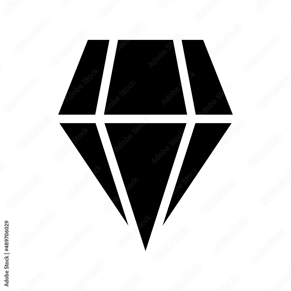 Diamond Icon Vector Illustration Diamond Icon Vector Illustration