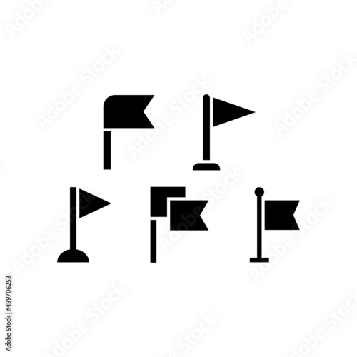 Flag Icon Set Vector Illustration