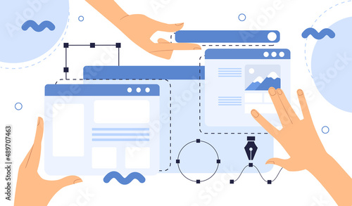 Website design concept