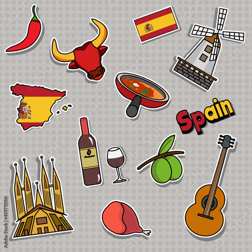 Sticker travel Spain
