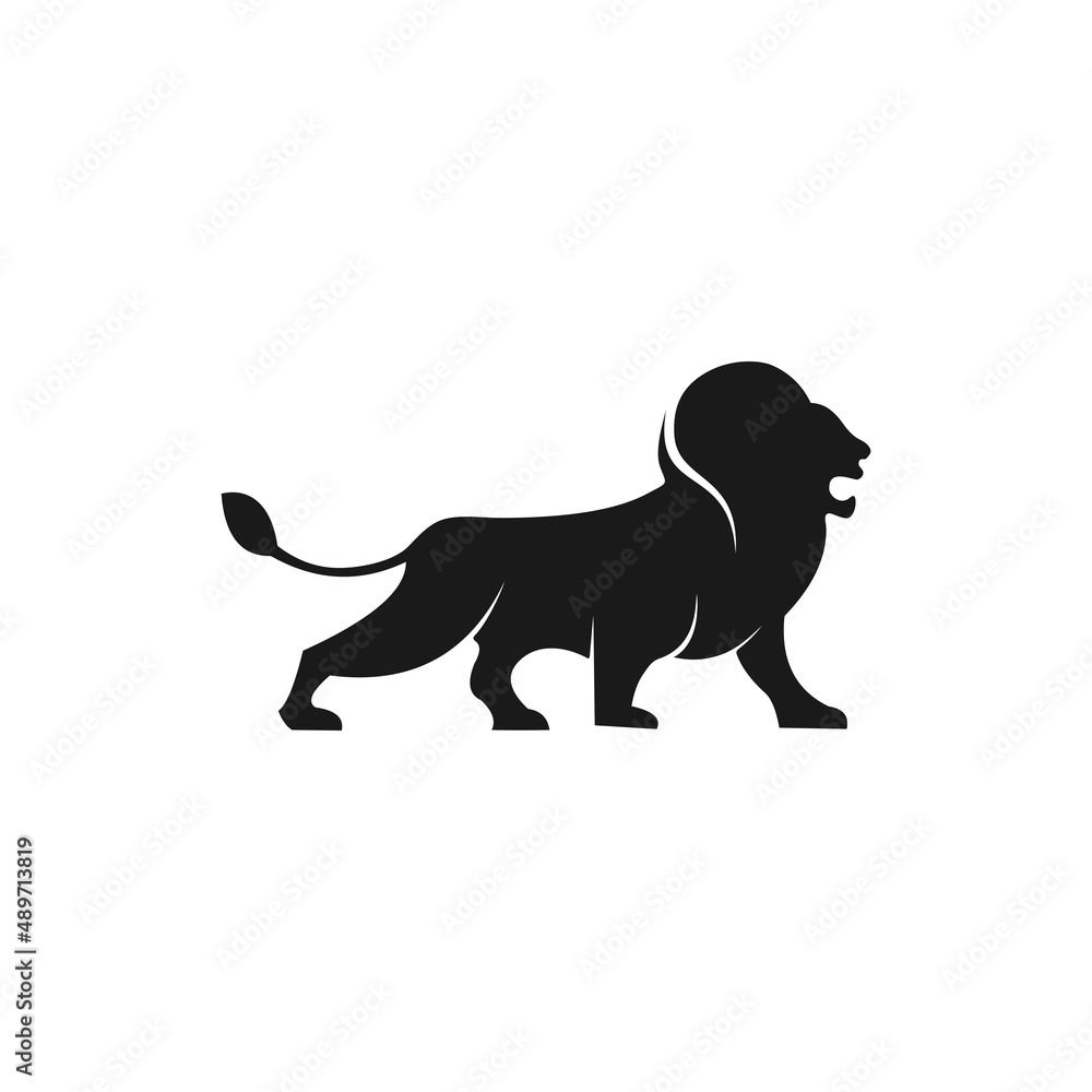 Dark Lion Logo Template