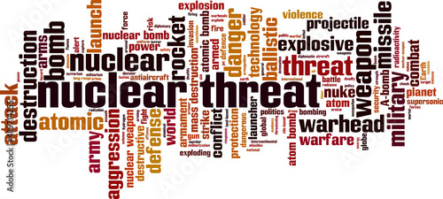 Nuclear threat word cloud