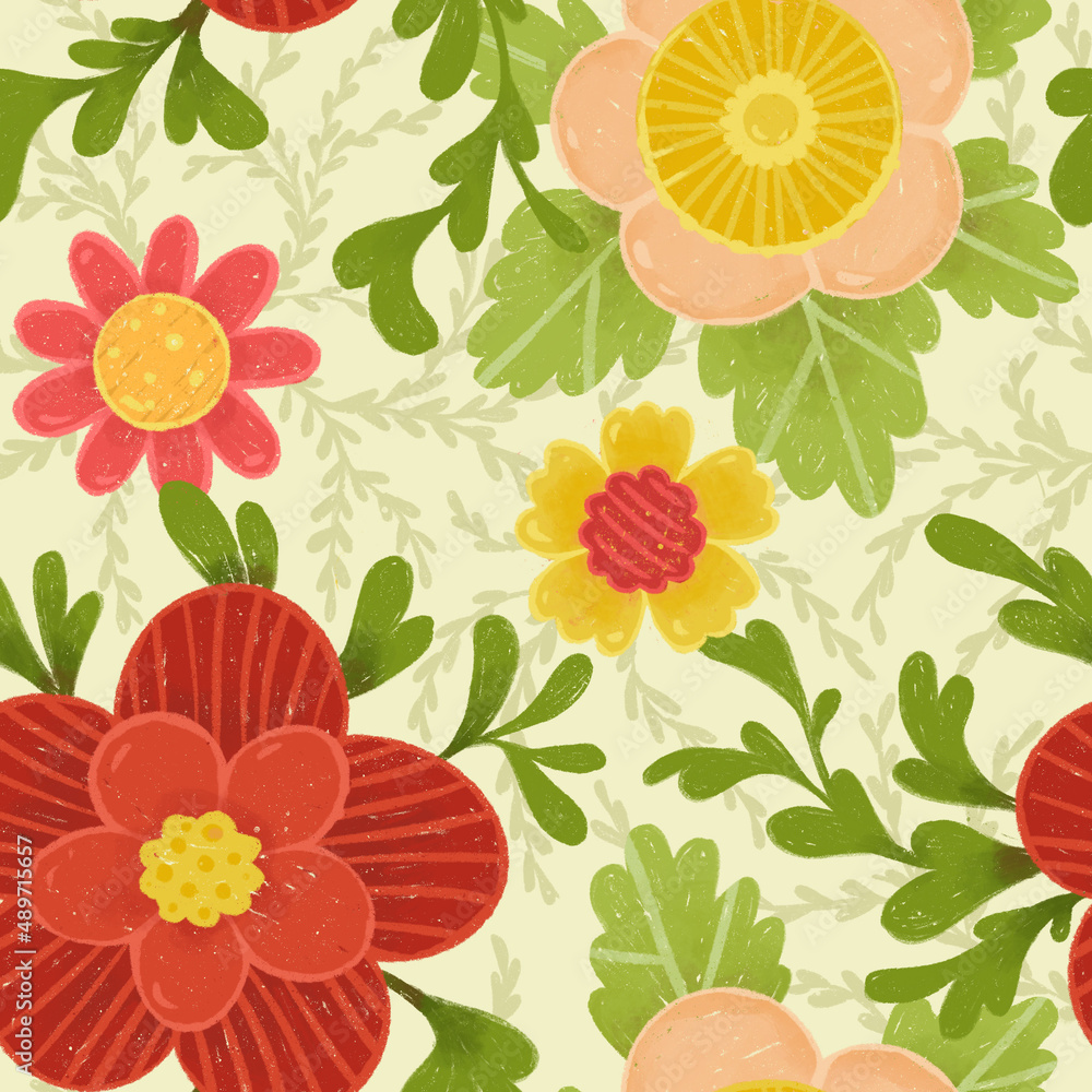 seamless floral pattern seamless floral pattern