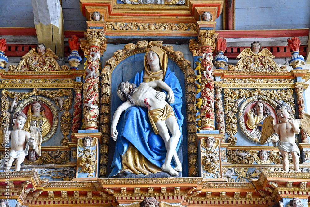 Primelin; France - may 16 2021 : Saint Tugen church