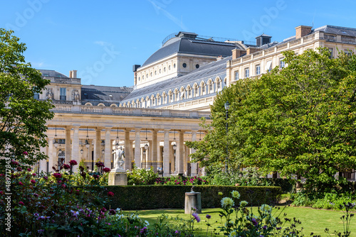 Palais-Royal garden in Paris, France. © olrat