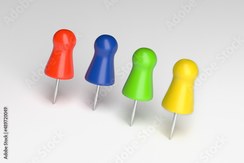 Wallpaper Mural paper clip pin closeup mockup 3d rendering Torontodigital.ca