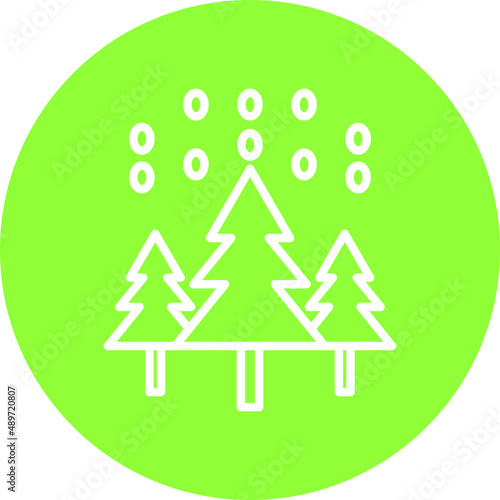 Snow Forest Icon Style