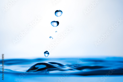 Water Drop - Blue Chemical