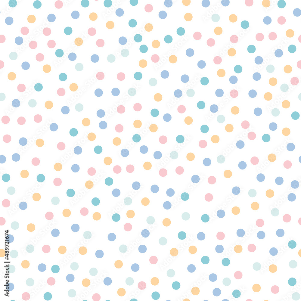Seamless colorful retro dots pattern Seamless colorful retro dots pattern