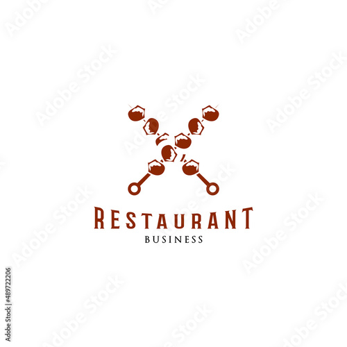 Satay restaurant logo design inspiration