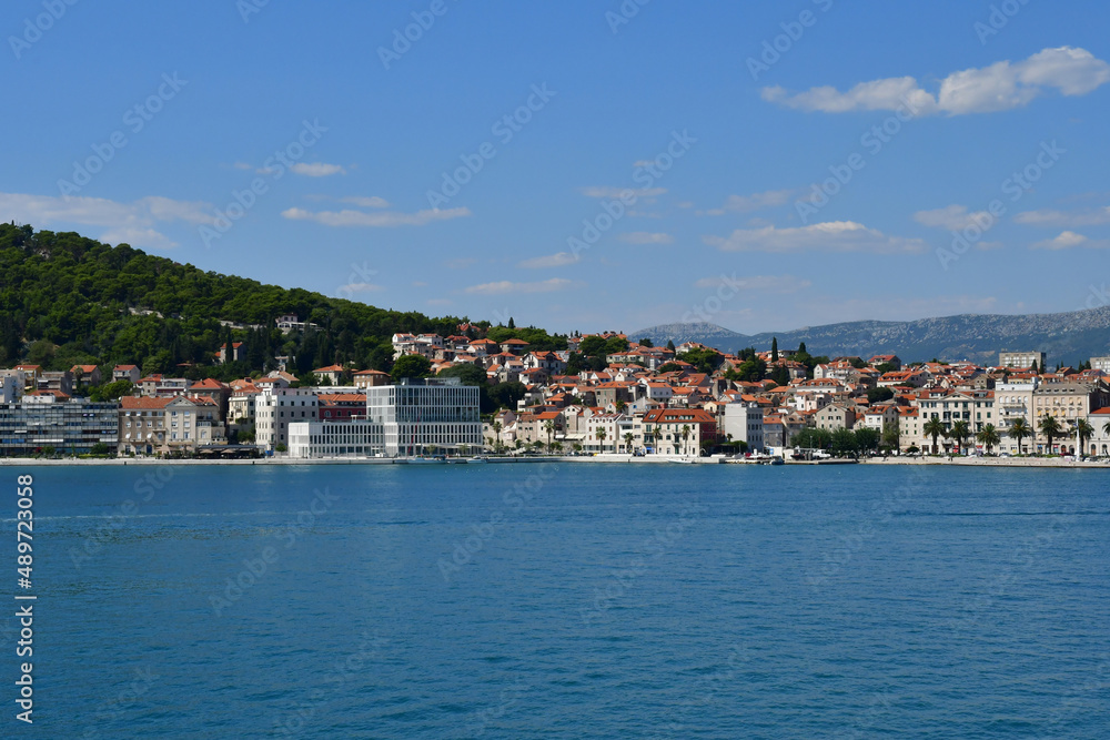 Split, Croatia - september 5 2021 : picturesque city in summer