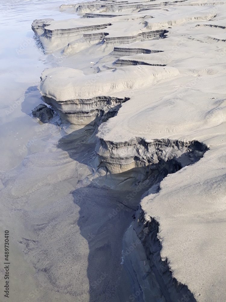 Fototapeta premium ice on the river