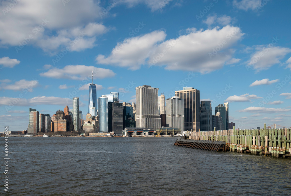 View of Lower Manhattan, New York City, from Governor’s Island