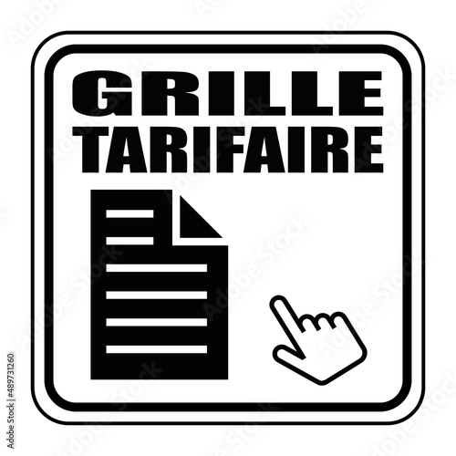 Logo grille tarifaire.