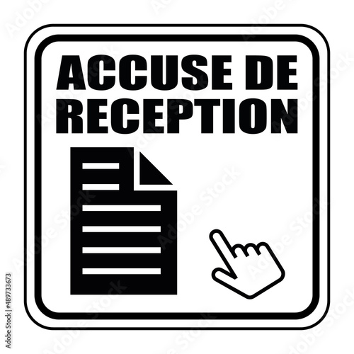 Logo accusé de réception.