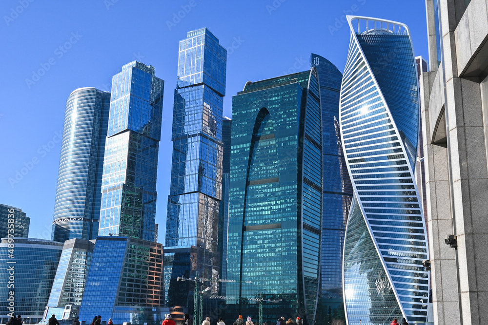 Naklejka premium Moscow City.
