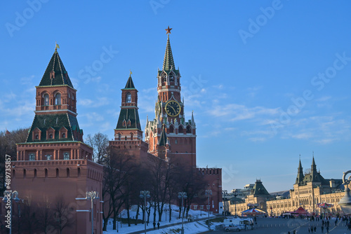 Fototapeta Naklejka Na Ścianę i Meble -  Near the Moscow Kremlin.