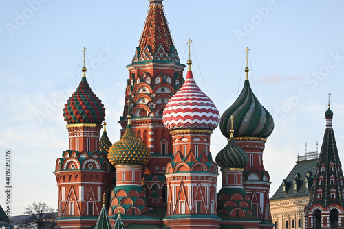 Domes of St. Basil's Cathedral.