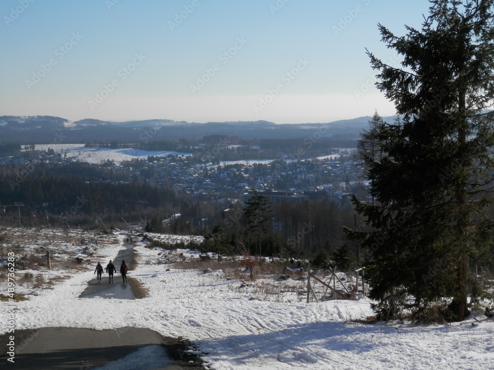 Eine Wanderung von Braunlage zum Wurmberg im Winter