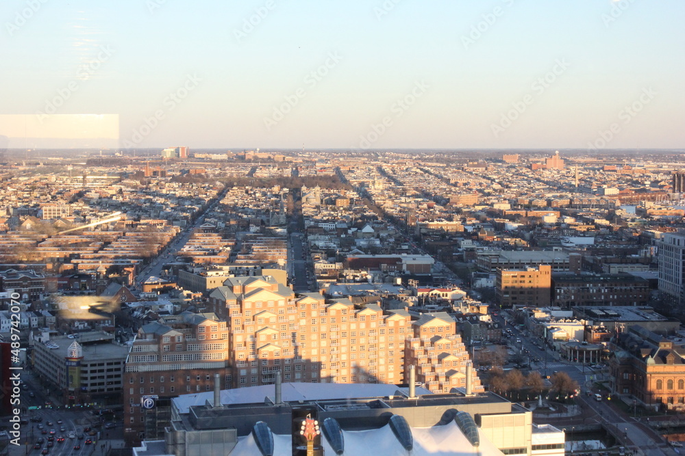 Fototapeta premium view of the city