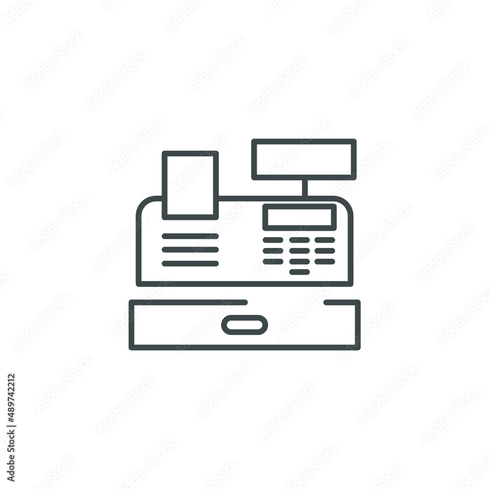 cash register icons symbol vector elements for infographic web cash register icons symbol vector elements for infographic web