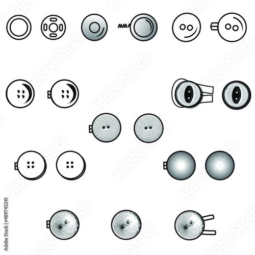 buttons and buttonhole