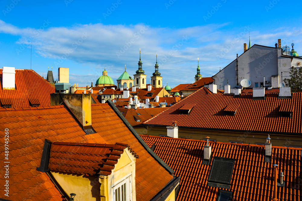 Beautiful architecture of Praha, the medieval capital of Czech republic.