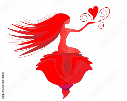 the gentle maiden of the rose, her nature is to give tenderness and life to the whole world. She prays for each of us. Blood of the Flower of Life