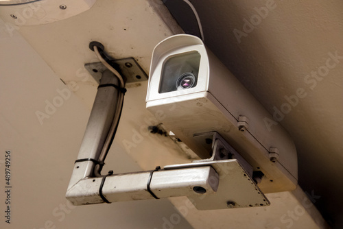 Security camera on a sealing.