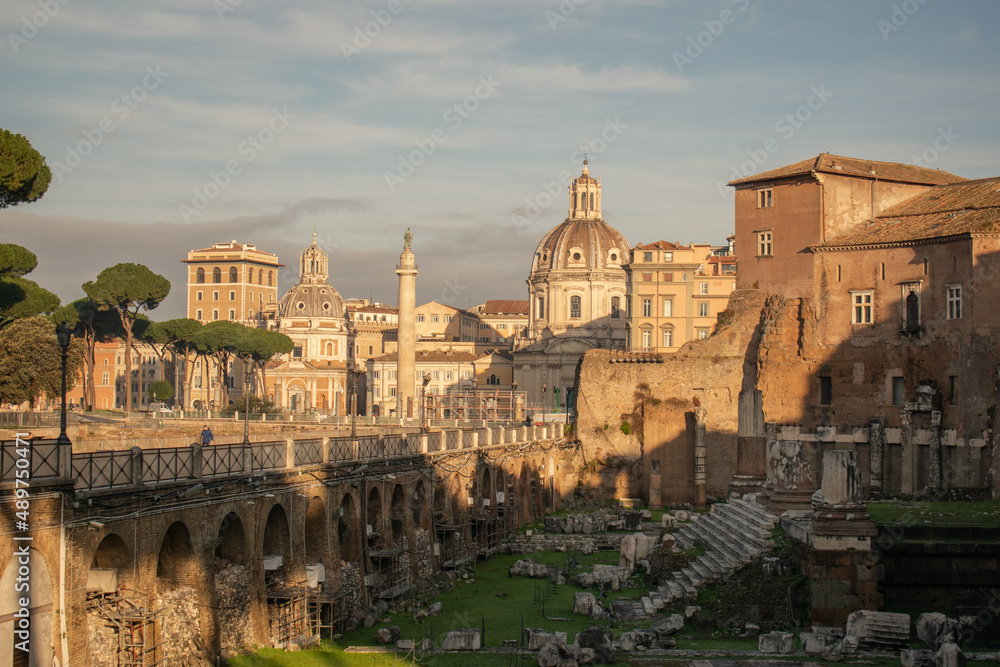 Fototapeta premium Vue Globale de Rome, Italie