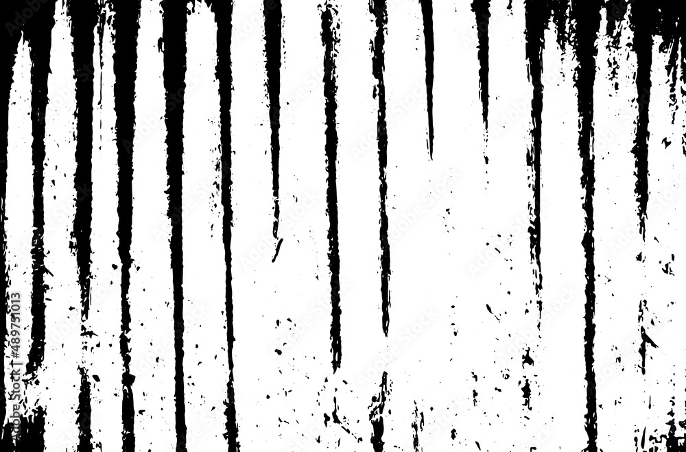Fototapeta premium Grunge stripes and lines vector texture background. Abstract overlay. Dirty and damaged backdrop. Vector graphic illustration with transparent white. EPS10.