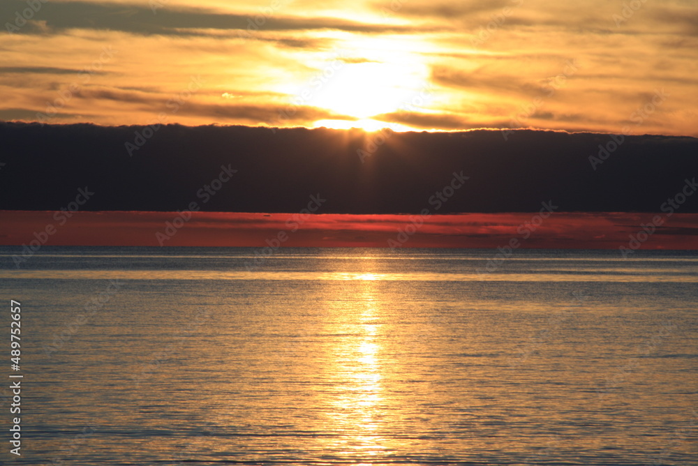 Fototapeta premium September Sunset, Corn Hill Beach, Cape Cod, MA