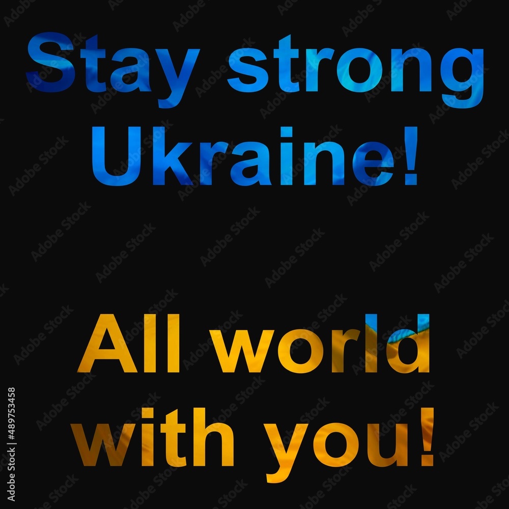 No war in Ukraine. Stop war. All world with you Ukraine. No war.