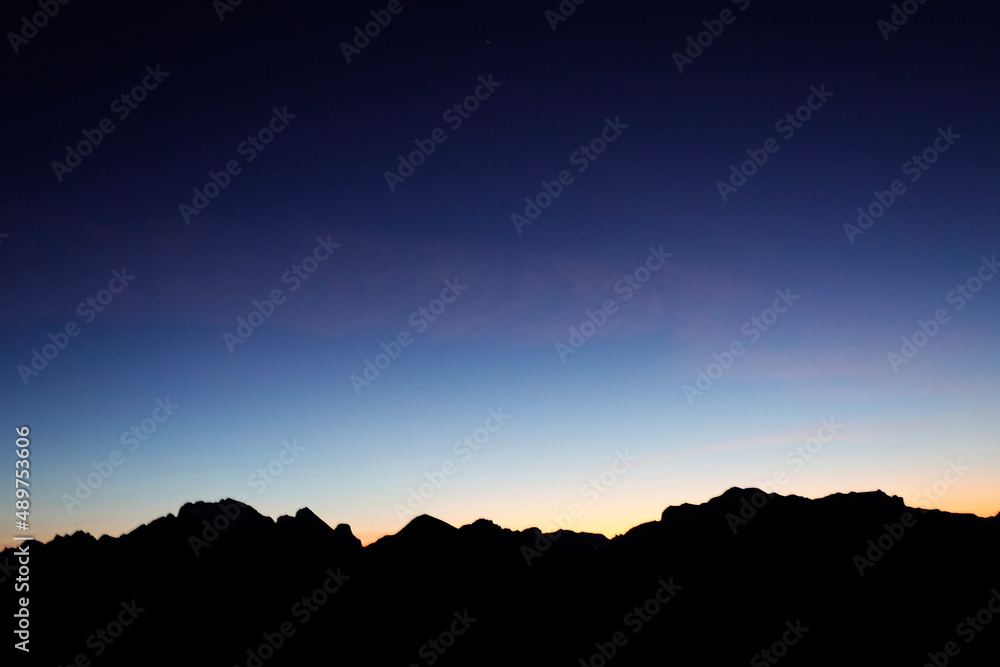 Obraz premium View of Sella gruppe or Gruppo di Sella, South Tirol, Dolomites mountains, Italy 